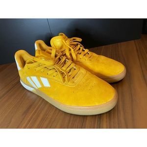 50 Adidas Originals Mens 3ST.004 Skateboarding Shoes Yellow/Cloud